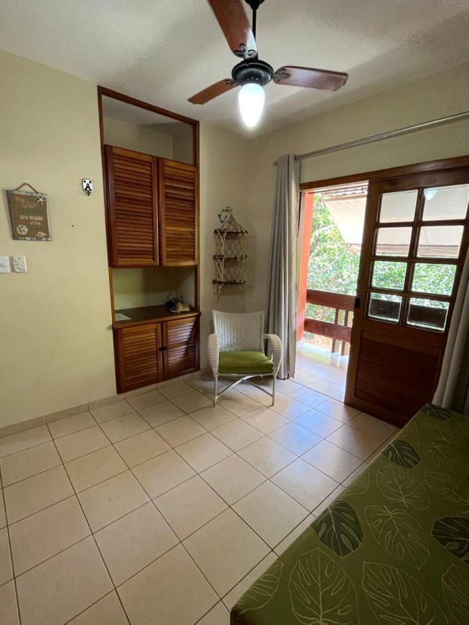 De Frente Pra Praia Apartamento Da Cris Taperapua - Condominio America Praia Flat Порту-Сегуру Екстер'єр фото