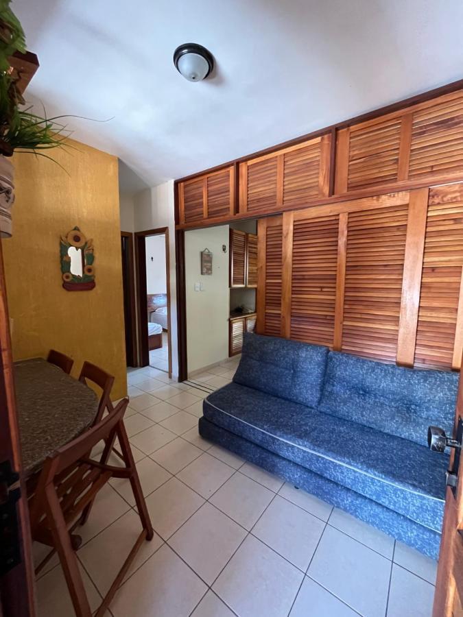 De Frente Pra Praia Apartamento Da Cris Taperapua - Condominio America Praia Flat Порту-Сегуру Екстер'єр фото